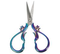 SUPVOX Ciseaux à Broder Vintage en Acier Inoxydable, Mini Ciseaux Multi-Usages Pointus pour Couture et DIY, 1 Pièce Colorée, Outils de Coupe Précis pour Travaux D’Art et Artisanat