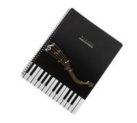 SUPVOX Classeur de Partitions Transparent Organiseur Plastique Étanche Porte Documents pour Musiciens Étudiants et Professeurs Rangement Bureau Pratique