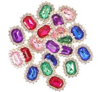 SUPVOX Clips Décoratifs pour Lacets Perles Artificielles et Strass 20 Pièces Accessoires DIY pour Personnaliser Chaussures de Sport et Sneakers Femme