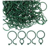 SUPVOX Clips pour Plantes Grimpantes Jardin 100 Pièces Petit Taille Plastique Léger Clips de Fixation pour Tiges Légumes et Vignes Support Extérieur Réutilisable Solide
