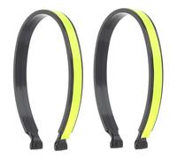 SUPVOX Clips Réfléchissants pour Pantalons de Cyclisme en Plastique et Résine, 2 Pièces, Faciles à Fixer, Garantissant la Sécurité Lors la Pratique du Vélo