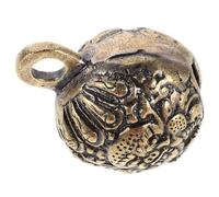 SUPVOX Cloche Laiton Vintage Lion Pendentif Décoratif Suspendu pour Porte Porte-clés Voiture et Sac à Dos Charme Métal Robuste et Symbole