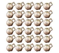 30 Pièces Tout Petit Accessoires De Cloches En Cuivre Cloches De Noël Colorées En Métal Artisanat De Jingle Bell Grelot Décorations De Noël Petite Cloche Sapin De Noël La Sorcière