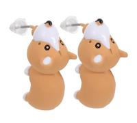 SUPVOX Clous D’Oreilles Animaux Créatifs de Chien Corgi Boucles D’Oreilles Fantaisie Pendantes Bijoux D’Oreilles Femme pour Fête et Usage Quotidien Accessoire Léger et Original