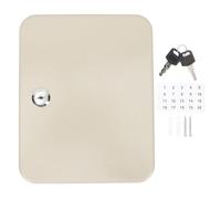 SUPVOX Coffret à Clés Mural Blanc 20 Emplacements Serrure Armoire de Sécurité à Clés pour Maison et Agence Immobilière Pratique et Robuste