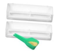 SUPVOX Coffret Mangeoire pour Oiseaux avec Cuillère pour Perruche Accessoires pour Cage Distributeur Deau Et Récipient pour Nourriture