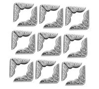 SUPVOX Coins de Livres en Métal 40 Pièces 14 MM Protège-Angles pour Registres, Albums et Menus Couverture Décorative pour Lecture