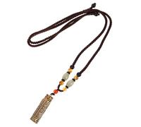 SUPVOX Collier Amulette Religieux en Laiton Ouvrable, Chaîne Unisexe pour Homme et Femme, Pendentif Contenant Secret, Accessoire Spirituel pour Usage Quotidien, Style Minimaliste