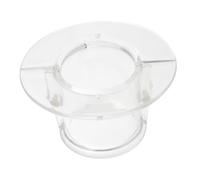 SUPVOX Collier Anti-Morsure pour Perroquet Accessoire pour Oiseaux Acrylique Transparent Ajustable Empêche Morsures et Blessures Facile à Poser Différentes Tailles