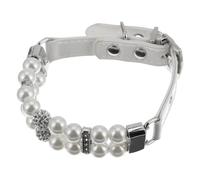 SUPVOX Collier de Perles pour Chien : Collier de Perles Fantaisie - de de Luxe pour Chiot - Décoration pour Animaux de Compagnie - Bijou pour de Petite Taille, Taille XS