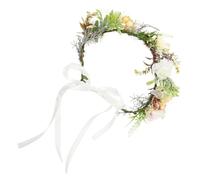 SUPVOX Collier pour Chiots Étiquettes Couronne Bandeau Colliers Personnalisé pour Chien Nom De Chiot Couronne pour Chien Fleur Brodée De Mariage