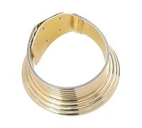 SUPVOX Collier Ras-de-cou Africain En Cuir Pour Femmes Style Punk Détails Dorés Pour Remises De Diplômes Et Saint-valentin 17x15x5cm