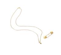 SUPVOX Collier Ras du Cou avec Pendentif Commémoratif pour Cendres Danimaux De Compagnie Collier Cinéraire pour Animaux De Compagnie en Sable Bijoux Souvenir Plaqués Or