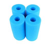 SUPVOX Colonnes D'éponge De Préfiltre Bleues pour Aquarium Et Piscine, Lot De 4, Dimensions 10x20 Cm, Filtre Mousse Lavable Réutilisable, Filtration pour Eau Claire