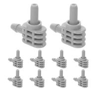 SUPVOX Connecteurs D'air Bp en Pvc L-shape, Lot de 10 Pièces, Installation Facile et Transfert de Données Stable, Adaptés pour Usage à Domicile Bureau