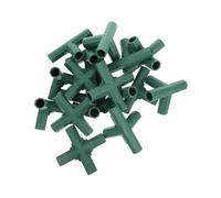 SUPVOX Connecteurs De Cadre De Jardinage 16 Mm pour Serrage Lot de 20 Pièces Tés Droits, Coudes Et Croisements Accessoires De Support pour Plantes D'extérieur Et Balcon Matériaux Légers Et Solide