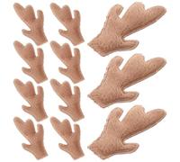 SUPVOX Corne de Dragon en Peluche 3d pour Fabrication de Bandeaux, Lot de 25 Pièces, Couleur Beige Clair, Accessoire DIY pour Coiffes et Décorations Cheveux, pour Costumes et Fêtes