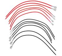 SUPVOX Cosses à Sertir Mâles Isolées pour Circuits Véhicules et Applications Électriques Assortiment de 30 2,8mm 4,8mm 6,3mm avec Manchon Plastique, Connexion Facile