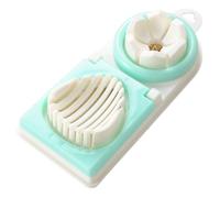 SUPVOX Coupe-œufs Multifonction en Acier Inoxydable Design Ergonomique, Trancheuse Pratique pour Œufs Durs et Œufs la Coque, Accessoire la Cuisine Maison Vert