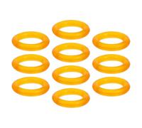 SUPVOX Courroie et Anneaux Caoutchouc 10PCS Jaune pour Machine à Coudre à Pédale Accessoires Universels Bobineur Compatible Enrouleur Canette