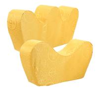 SUPVOX Coussin pour Cercueil, Coussin Pieds en Tissu, Or, Portable, Léger, pour Cérémonie Funéraire et Usage Funéraire