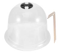 SUPVOX Couvercle D'humidité pour Plantes De Jardin Cache-Pot Plastique Housse De Pépinière Transparente Outil De Jardinage pour Potager Protection Réutilisable