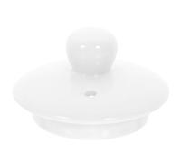 SUPVOX Couvercle en Céramique Blanche pour Tasse à Thé, Couvercle Étanche Résistant à Haute Température, Accessoire pour Théière en Porcelaine, Protection la Pollution de L’air,