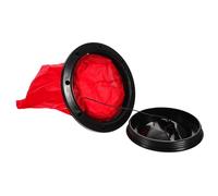 SUPVOX Couvercle Étanche de Trappe Ronde pour Kayak Abs Résistance Aux Chocs Protection pour Bateau de avec de Rangement Rouge Facile à Installer