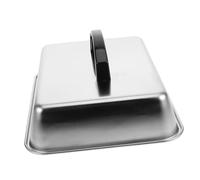 SUPVOX Couvercle Rectangulaire Acier Inoxydable Anti-éclaboussures pour Barbecue et Grill Résistant Chaleur Protection Complète Les Projections de Graisse pour Cuisine et Extérieur