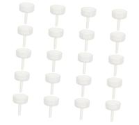 SUPVOX Couvercles pour Incubateur à Crevettes 20 Pièces Plastique Transparent Taille Standard Accessoires Aquarium Élevage Œufs Crevettes Artemia Réservoir Aquatique
