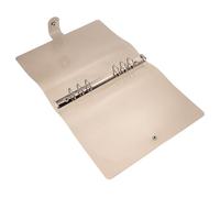 SUPVOX Couverture de Cahier A5 Noire 6 Trous en PVC Étanche Boucle Métallique Protège-Cahier Solide pour Fournitures de Bureau Protège Manuel et Organiseur Portable