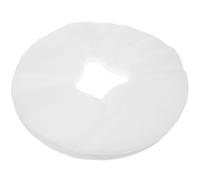 SUPVOX Couverture De Massage Visage Jetable En Silicone Tissu Non Tissé Avec Trou De Visage 11.4 X 11.4 Pouces Housses Pour Oreiller Table De Massage Salon Spa Hygiène