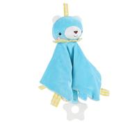 SUPVOX Couverture De Sécurité Pour Garçon Fille Avec Ours Peluche Serviette Apaisante Et Confortable Pour Nourrisson