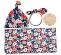 SUPVOX Couverture Emmaillotage pour Garçon Fille avec Bandeau et Bonnet Pratique et Doux