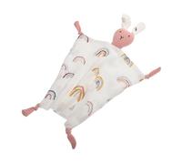 SUPVOX Couverture Garçon Fille Lapin Douce Mousseline Respirante Couverture Doudou Né Garçon Fille