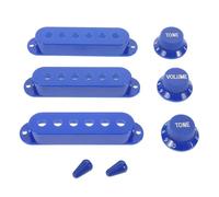 SUPVOX Couvertures De Ramassage Guitare Boutons De Volume Pour Basse Capot Arrière Du Pick-up Couvercle De L'embout De L'interrupteur Blue