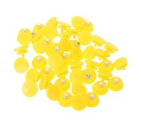 SUPVOX Crampons Antidérapants pour Chaussures 100 Pcs, Clous en Acier Inoxydable Jaune, Équipement pour Terrain Enneigé et Glace, Accessoires de Randonnée et Sports D’hiver, Pointes
