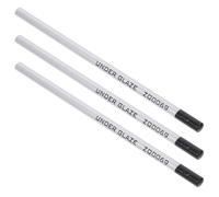 SUPVOX Crayons Sous-glaçure pour Céramique 3pcs, Outils de Dessin Précis en Graphite et Bois, Couleurs Résistantes, pour Projets D'art Céramique et Poterie