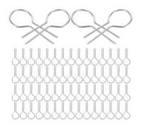 SUPVOX Crochets en Nichrome de R pour Fusion Céramique Résistants Haute Température Petit Format 200 Pièces Suspendre de Pendentifs et Loisirs Créatifs