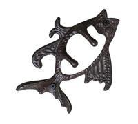 SUPVOX Crochets Muraux Forme De Poisson Fonte pour Serviettes De Plage Clés Et Décorations Vintage