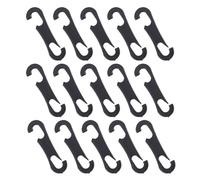 SUPVOX Crochets pour Housse de Voiture en Abs 100pcs, Crochets Plastiques pour Sièges Auto et Pare-Soleil, Fixation Facile, Adaptés pour Usage Habitacle Automobile