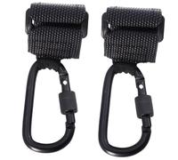 SUPVOX Crochets pour Poussette Antidérapants 2pcs en Alliage et Pu, Porte-paquet à Couches Légers, Capacité 30kg, pour Shopping et Poussettes