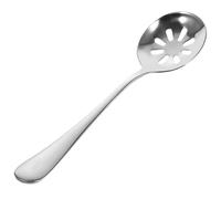 SUPVOX Cuillère Perforée en Acier Inoxydable Petite Taille, Cuillère à Fentes Réutilisable pour Service Quotidien, Ustensile Cuisine Léger et Portable, pour Dîners, Fêtes et Usage