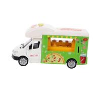 SUPVOX Cuisine Garçon Fille Camion Pizza Alliage Plastique Éducatif Motricité Fine Jeu Dimitation pour Tout Petits