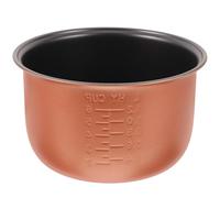 SUPVOX Cuve Intérieure Antiadhésive 2l en Alliage D’aluminium Épais, Accessoire de Remplacement pour Cuiseur à Riz Électrique, Récipient de Cuisson Compatible Cuisine Domestique