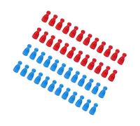 SUPVOX de Jeu d'Échecs en Bois 48 Pcs pour Garçon et Filles et Adultes Forme Humaine Accessoires de Jeu Remplacement Pratique Amélioration de L'Intelligence pour Jeux de Société
