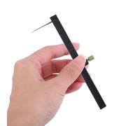 SUPVOX de Poterie Circulaire en Acier Inoxydable et Plastique Règle de Découpe Ronde pour Violette Outil Précis pour Sculpture et Modelage Artisanal Cutter Portable