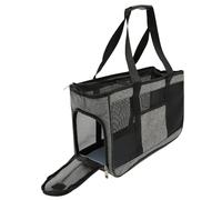 SUPVOX de Transport Chat Respirant Portable pour Animaux Extérieur avec Maille Aérée Aux Rayures pour et Sorties avec Chiens Rongeurs