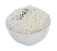 SUPVOX Décor de Riz Plastique Réaliste pour Photographie et Décoration Modèle de Riz Cuit Artificiel pour et Jouets Accessoire de Cuisine Simulacre