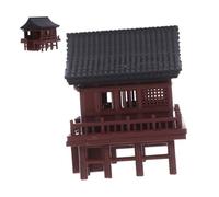 SUPVOX Décoration Aquarium Miniature Maison Japonaise Style Zen Ornement Compact pour Jardin Aquatique Figurine Micro Architecture Vintage